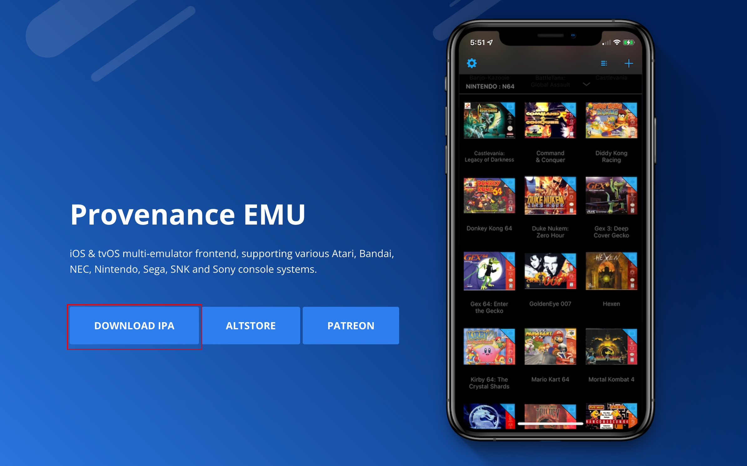 Provenance Emulator for iOS